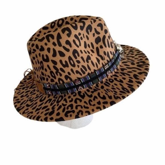 Leopard Print Western Hat - Picture 4 of 12